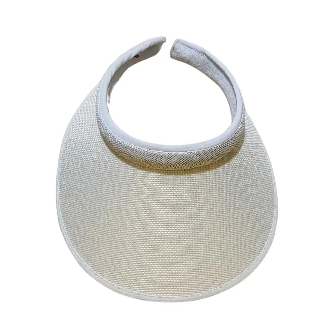 Linen Open Top Sun Visor - Sun Kissed Elegance XO Skin Co 9.95