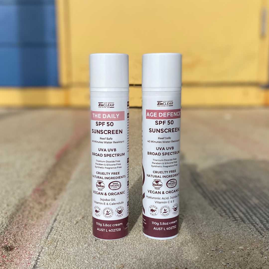 The Daily 100% Natural & Organic SPF50 Sunscreen (110g) XO Skin Co