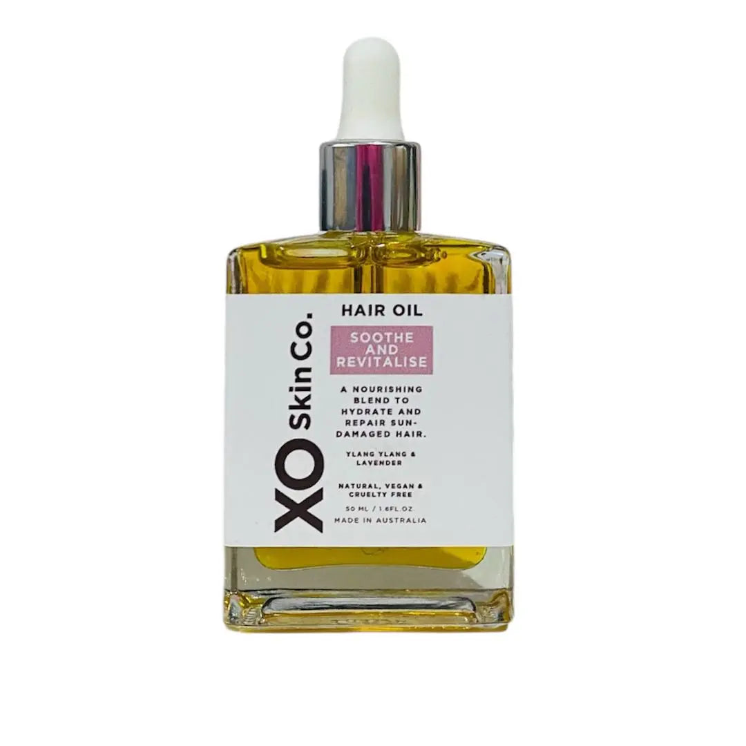 Hair Oil 100% Natural After-Sun Hair Oil | Hydrating, Repairing, Ylang-Ylang & Lavender Infused XO Skin Co